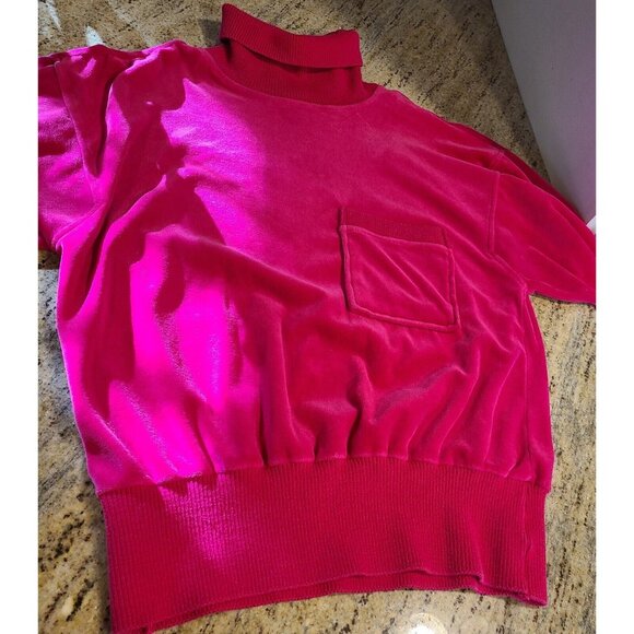 Vintage Epitome Women's S  Matching 2 Piece Velour Tracksuit Leisure Suit Pink - Picture 5 of 16